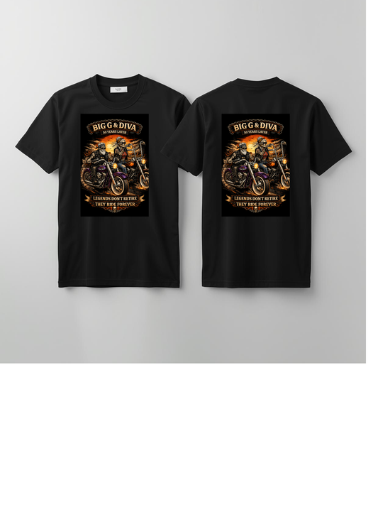 Personalized Biker Couple Tee